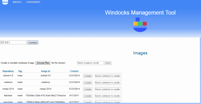 windocks 2.2 web ui 650 x 336