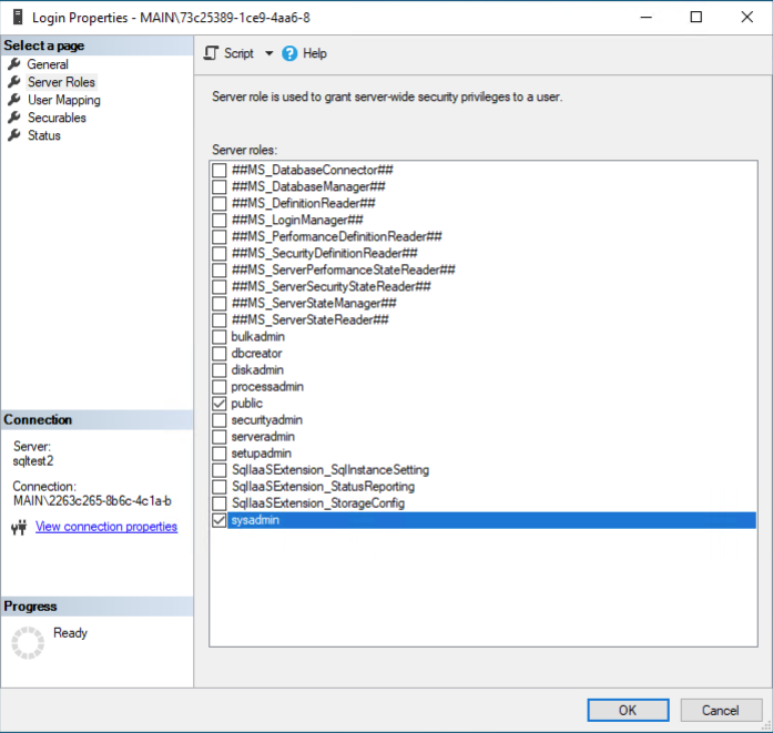 ssms-sysadmin