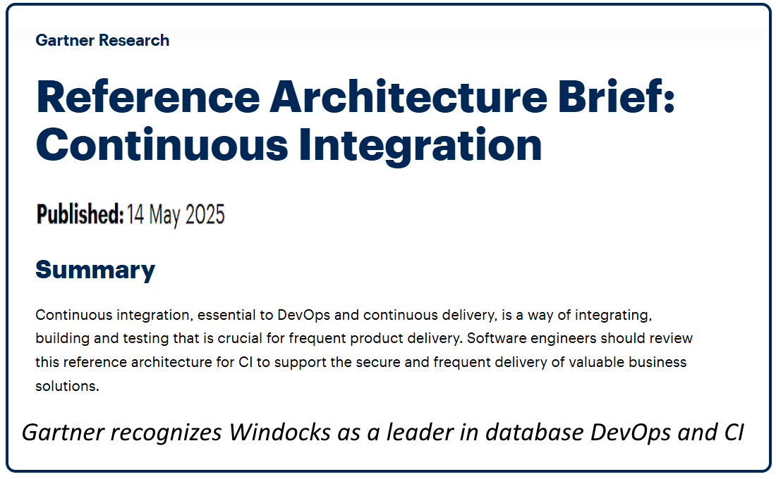 site update Gartner Windocks for DB automation-1